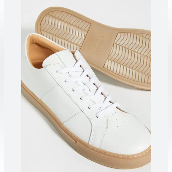 Greats Other - GREATS Brooklyn Royale White Leather and Gum Sneakers. US9/UK8.5/EUR41. Classic
